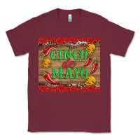 Burgundy cinco de mayo Classic Tee - Artiststas