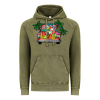 Vintage Olive summer truck Vintage Hoodie - CowhideDigitalArt
