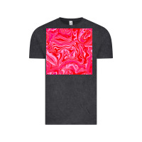 Vintage Black valentines day marble seamless pattern Vintage Tee - BundleAndBundleShop