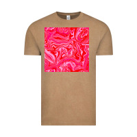 Vintage Coffee valentines day marble seamless pattern Vintage Tee - BundleAndBundleShop