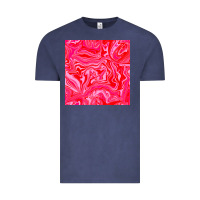 Vintage Denim valentines day marble seamless pattern Vintage Tee - BundleAndBundleShop