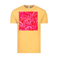 Vintage Mustard valentines day marble seamless pattern Vintage Tee - BundleAndBundleShop