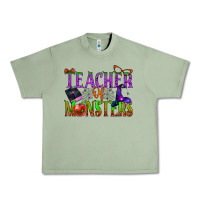 Oil Green teacher of monsters Urban Heavy Tee - BundleAndBundleShop