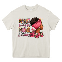 Cream What other think of me is none of my business afro Heavy Core Tee - RanaPortraitStore