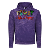 Cloud Purple howdy christmas Vintage Hoodie - FaDigitalArtStudio
