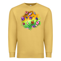 Antique Gold halloween candy patches Premium Sweatshirt - BundleAndBundleShop
