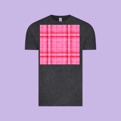 Valentines Day Plaid Seamless Pattern Vintage Tee Designed By Bundleandbundleshop