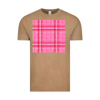 Vintage Coffee valentines day plaid seamless pattern Vintage Tee - BundleAndBundleShop