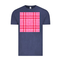 Vintage Denim valentines day plaid seamless pattern Vintage Tee - BundleAndBundleShop