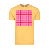 Vintage Mustard valentines day plaid seamless pattern Vintage Tee - BundleAndBundleShop