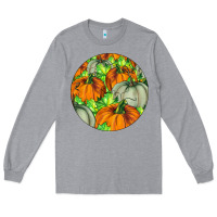 Heather Grey Fall Rounded Long Sleeve Tee - LillyAllenDesigns