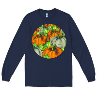 Navy Fall Rounded Long Sleeve Tee - LillyAllenDesigns