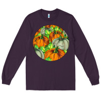 Plum Fall Rounded Long Sleeve Tee - LillyAllenDesigns