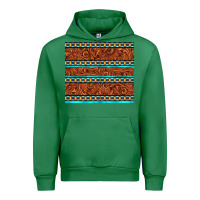 Emerald tooled leather and aztec Urban Hoodie - TumblerDesignByShophia