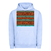 Pigment Grape Ice tooled leather and aztec Urban Hoodie - TumblerDesignByShophia