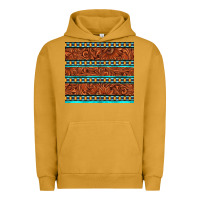 Pigment Peanut Butter tooled leather and aztec Urban Hoodie - TumblerDesignByShophia