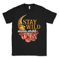 Black stay wild moon child Classic Tee - JahusDesignShop