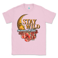 Bubblegum Pink stay wild moon child Classic Tee - JahusDesignShop
