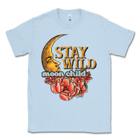 Dusty Blue stay wild moon child Classic Tee - JahusDesignShop