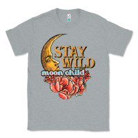 Heather Grey stay wild moon child Classic Tee - JahusDesignShop