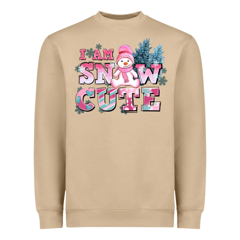 I Am Snow Cute Heavyweight Sweatshirt by AdoDesignShop | Teevron