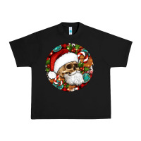Black Christmas hippie skeleton santa ornament Urban Heavy Tee - Artiststas