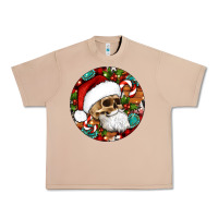 Burro Christmas hippie skeleton santa ornament Urban Heavy Tee - Artiststas