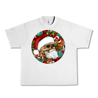 Lunar Rock Christmas hippie skeleton santa ornament Urban Heavy Tee - Artiststas