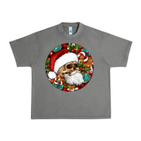 Tornado Christmas hippie skeleton santa ornament Urban Heavy Tee - Artiststas