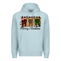 Blue Mist Merry Christmas Teeth Premium Hoodie - Bettercallsaul