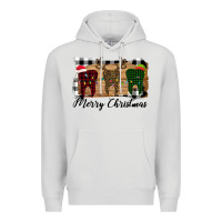 Dove Grey Merry Christmas Teeth Premium Hoodie - Bettercallsaul