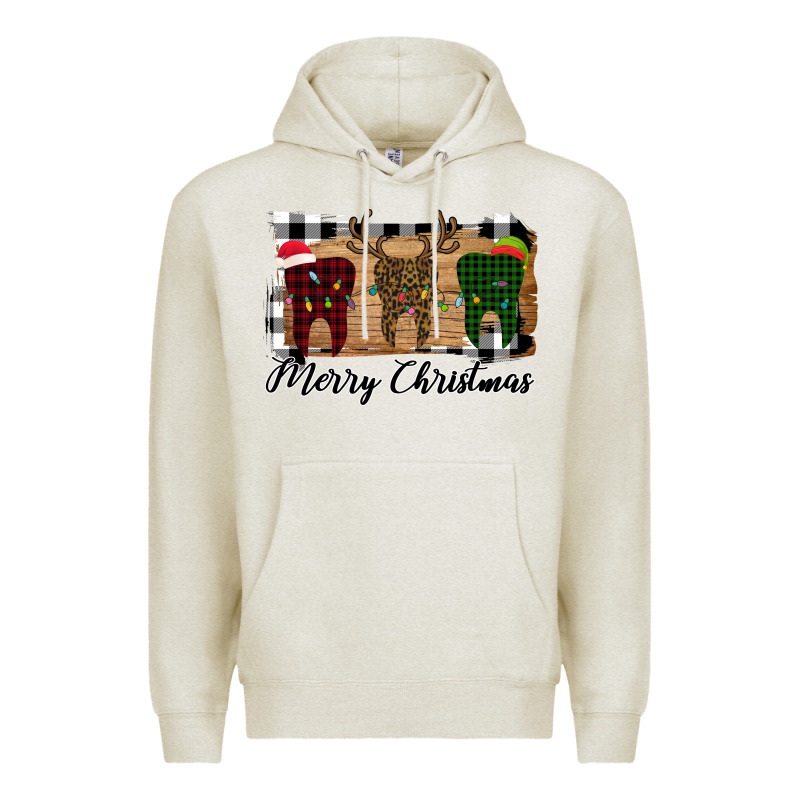 Merry Christmas Teeth Premium Hoodie by Bettercallsaul | Teevron