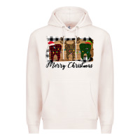 Pale Pink Merry Christmas Teeth Premium Hoodie - Bettercallsaul