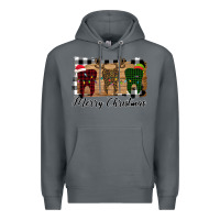 Rock Merry Christmas Teeth Premium Hoodie - Bettercallsaul