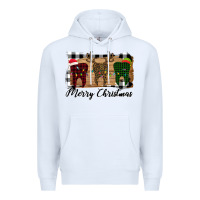 White Merry Christmas Teeth Premium Hoodie - Bettercallsaul