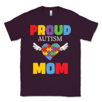Plum lil autism mom Classic Tee - CowhideDigitalArt