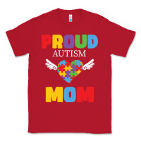 Red lil autism mom Classic Tee - CowhideDigitalArt