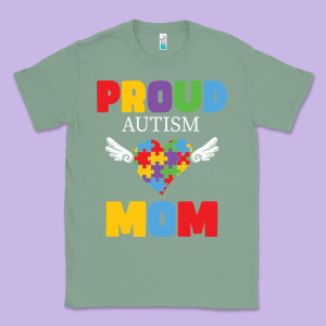 Lil Autism Mom Classic Tee Designed By Cowhidedigitalart