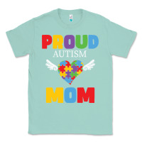 Seafoam lil autism mom Classic Tee - CowhideDigitalArt