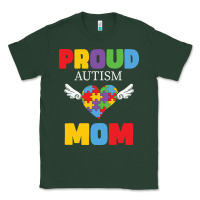 Sports Green lil autism mom Classic Tee - CowhideDigitalArt