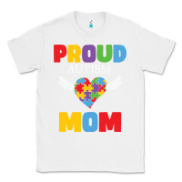 White lil autism mom Classic Tee - CowhideDigitalArt