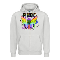 Rainbow Butterfly Pride Lgbtq Zipper Hoodie | Teevron