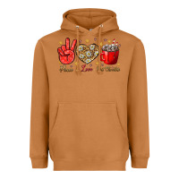 Meerkat Peace Love Hot Chocolate Heavyweight Hoodie - BundleAndBundleShop