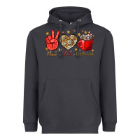 Smoke Peace Love Hot Chocolate Heavyweight Hoodie - BundleAndBundleShop