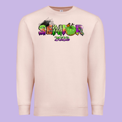 Senior 2023 Halloween Premium Sweatshirt Designed By Bundleandbundleshop