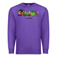 Purple senior 2023 halloween Premium Sweatshirt - BundleAndBundleShop