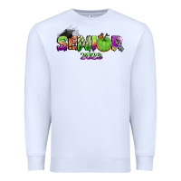 White senior 2023 halloween Premium Sweatshirt - BundleAndBundleShop