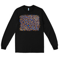 Black leopard with navy blue glitter Long Sleeve Tee - Artiststas