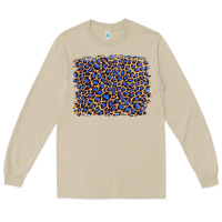 Mushroom leopard with navy blue glitter Long Sleeve Tee - Artiststas