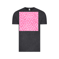 Vintage Black valentines day heart seamless pattern Vintage Tee - BundleAndBundleShop